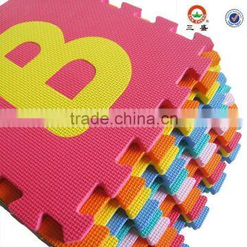 Wholesale alphabet jigsaw puzzle eva foam mat/baby number puzzle mat/alphabet puzzle mat