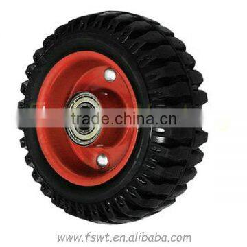 Heavy Duty Skid-resistant Flame Rubber Pulley Wheels