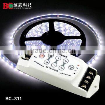 DC5V-24V 8A*3Channel Single Color Led Dimmer Touch Remote Control photo-2