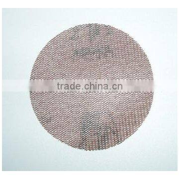 China factory aluminium oxide mesh screen sanding disc