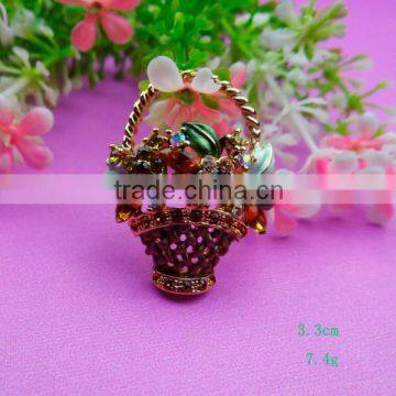 2016 bling beautiful rhinestone bouquet brooch wholesale in guangzhou