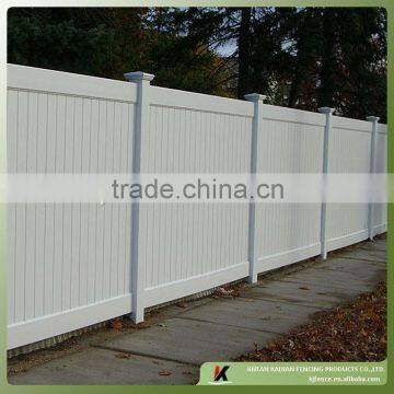 UV protection vinyl privacy fence