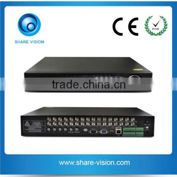 hot sale High Capacity dvr, CCTV Home Security DVR 32 Channel CIF 4 hdd