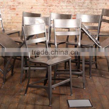 Industrial Metal chair , Restaurant Cafe Chair