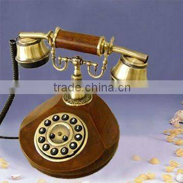 Antique brass telephone