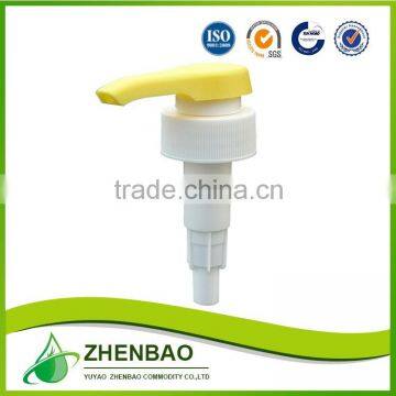 Widely used superior quality cosmetic package plastic lotion pump 28/415 from Zhenbao factory