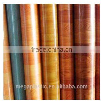 Pvc Laminate Flooring / 0.6mm Wooden PVC FLOOR Hard to Tear Quality