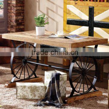Solid Wood Dining Table numbers for restaurant made in China
