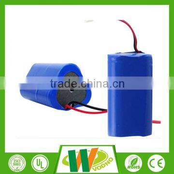 3s li ion 18650 battery pack 11.1v 2200mAh 2400mAh 2600mAh 3000mAh