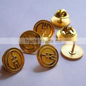 promotional gold color plated enamel lapel pin,pin badge,metal badge