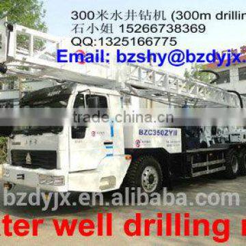300m truck mounted water well drilling rig BZC350ZYII