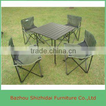 Modern Outdoor Fabric Folding Picnic Table And Chairs