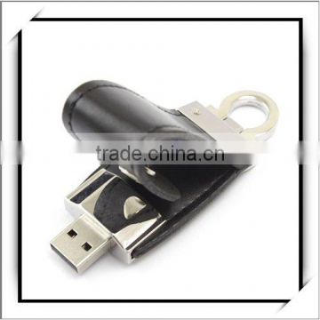 USB Flash Drive Pen Drive U Disk Black Leather 2GB