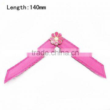 140mm Custom Accessorices Handmade Fabric Shoe Flower For Shoes