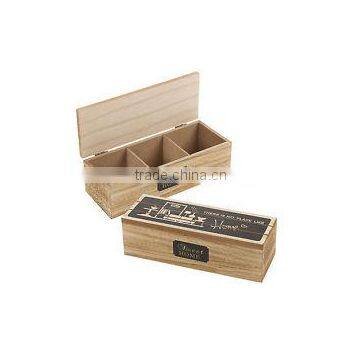 Hotsale Wooden 4 Grids Tea Bag Storage Box photo-5