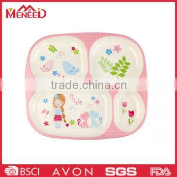 Melamine hot sale fashional beauty girl design