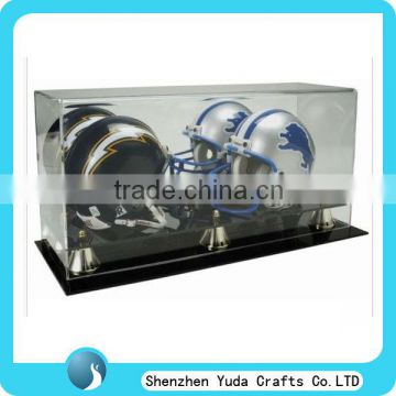 acrylic bicycle helmet case,football helmet display case,plexiglass helmet case