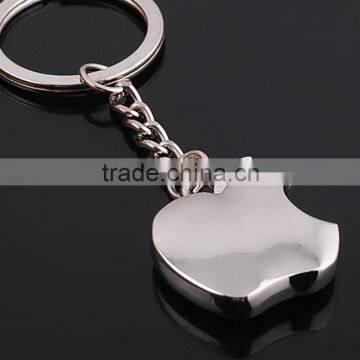 Wholesale Apple Metal key chains/Apple key rings metal