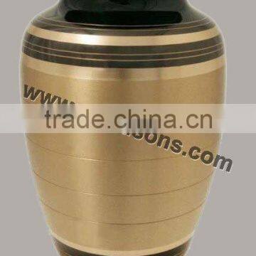 brass plated urns for home usedwith decoration