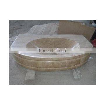 Bathroom sink stone half round wash basins