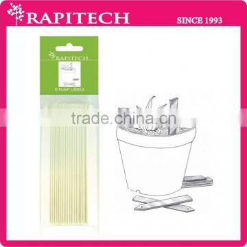 6 Inch Plastic White Gardening Plant Marker