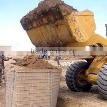 Sand Filled High strength hesco barrier for Military