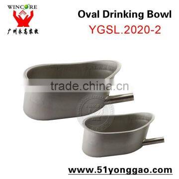 oval Middle size pig drinker water bowl