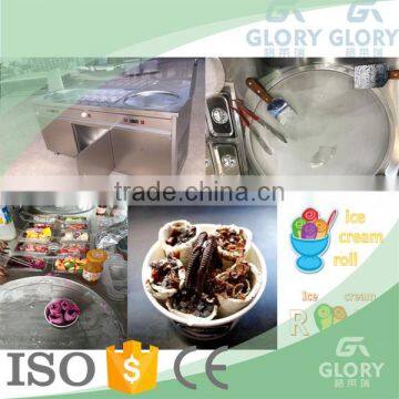 Imported Compressor High Efficiency Fried Ice Cream Machine photo-6