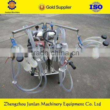 Vacuum double bottles milking machines for cows for sale