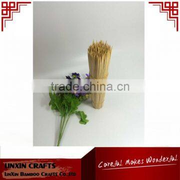 Natural rotating bamboo handle BBQ bamboo skewer