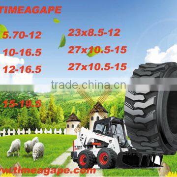 skid steer tires with wheel 10-16.5nhs tire