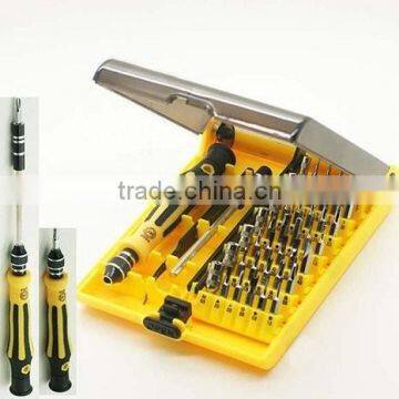 45 in 1 multi Portable Opening hand Tool Screwdriver Kit Set,ideal repair set for computer,mobile phone