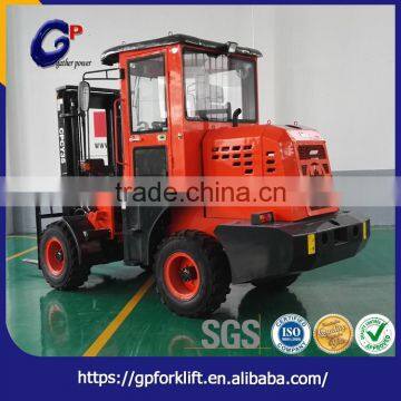 China Flexible Hydraulic Steering System Easy Operate Rough Terrain Forklift for Sale photo-2