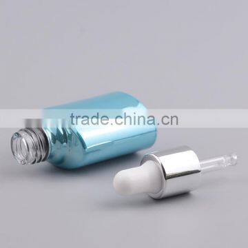 Empty Transparent Glass Bottle Essential Oil Bottles With Aluminum Dropper Cap