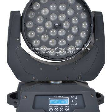 Celebration Events Light RGBWA 36pcs LED Zoom Moving Head Wash Light photo-3