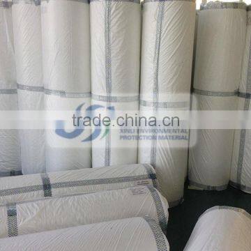 Oil and water repellent filter felt