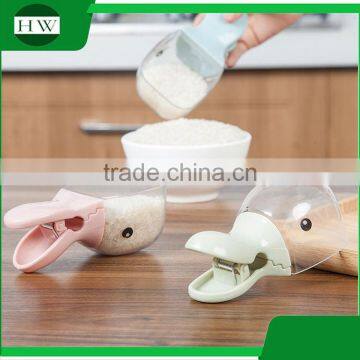 Kitchen Accessories Creative Multipurpose Plastic Cartoon Duck Head Shape Rice Ladle Spoon With Clip photo-5