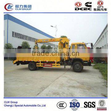 Dongfeng 4*2 4*4 Type 190 Hp Truck With Crane 3 Ton Crane Truck photo-3