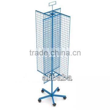 2016 New Design Upright Customized 4-side Rotating Display Stand