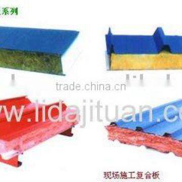 Sandwich panel / roofing material