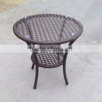 3 Pcs Outdoor Garden Coffee Table And Folding Chair photo-5