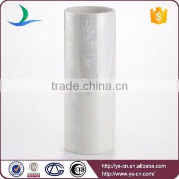 8" modern cylinder decorative vases for wedding