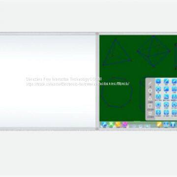 Multiuser 100 Inch Dual Writing Interactive Whiteboard All-in-one Touch Screen photo-5