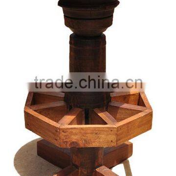 Thailand Style Bar Counter and Chairs Set, Restaurant/Hotel/Club Bar Furniture, Solid Wood Bar Table and Chairs (BF01-X1170) photo-3