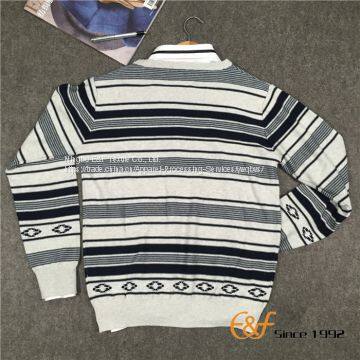 Горячее предложение модного полоскатого мужского свитера photo-2