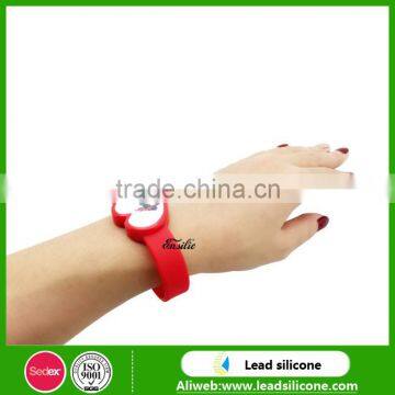 High Quality Cheap Debossed Silicone Wristbands/ Custom Silicone Heart Watch Bracelets photo-4