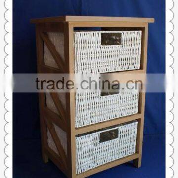 High Quality Cheap Wooden Cabinet With Many Baskets photo-2