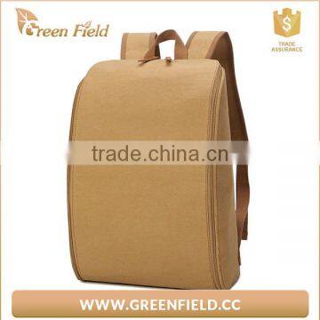 Hot Sell School Usage Bag Folded Washable Kraft Paper Backpack photo-2