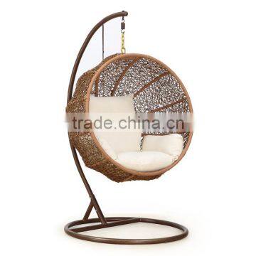 Hanging Baby Indoor Outdoor Patio Egg Shaped Swing Chair photo-2