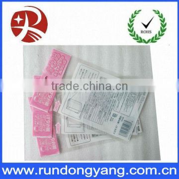 Stationeries Opp transparent plastic bag wholesale